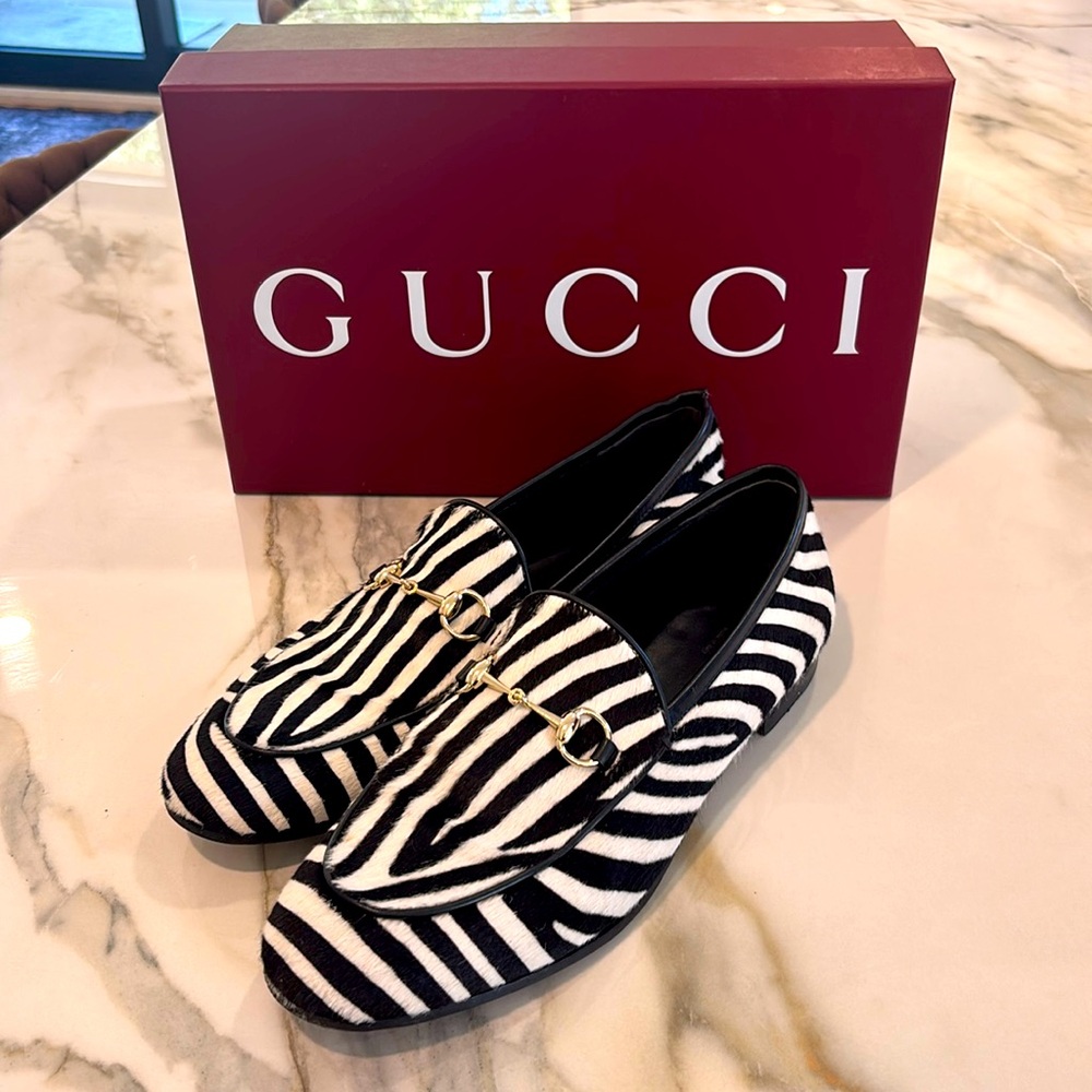 Gucci Jodaan pony hair horsebit loafer size 40 - Picture 1 of 3